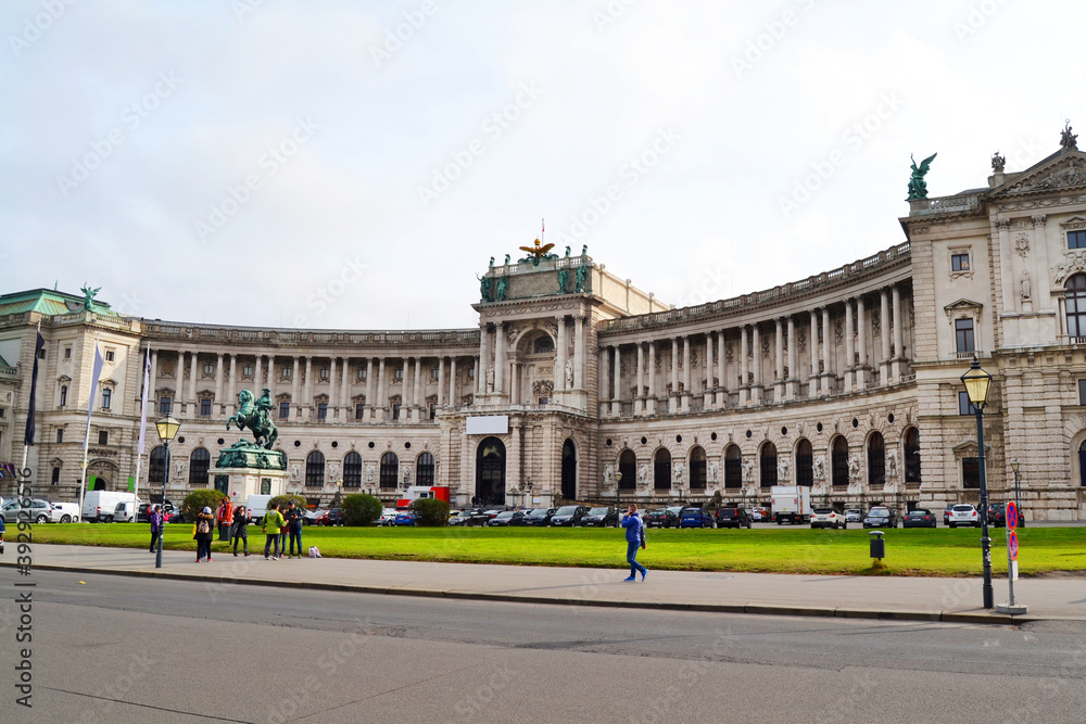 Famous Hofburg palace in Vienna, Austria