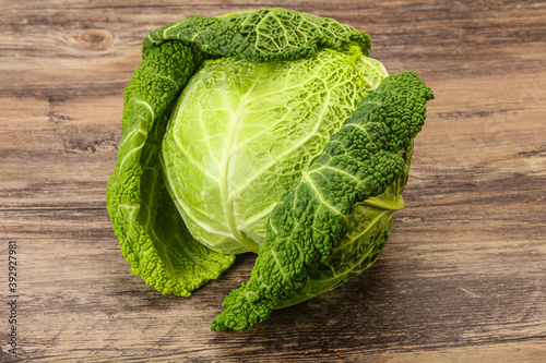 Organic Savoy Cabbage for cooking