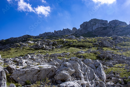 Fantastic mountains of Montenegro. Picturesque mountain landscape of Durmitor National Park, Montenegro, Europe, Balkans, Dinaric Alps, UNESCO World Heritage Site © Лилия Люцко