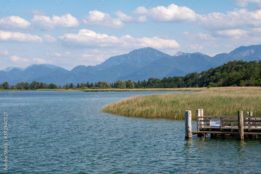 Chiemsee lake in Bavaria, Germany