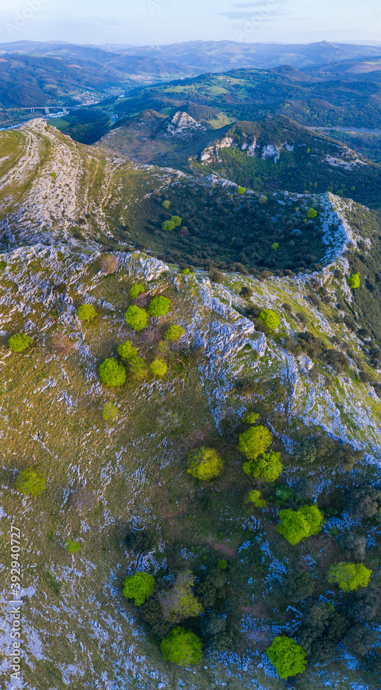 HOYAS o DOLINAS on Candina Mountain, Springtime, Encinar Cantábrico, Oak, Candina Mountain, Liendo, Liendo Valley, Montaña Oriental Costera, Cantabria, Spain, Europe HOYAS o DOLINAS on Candina Mountain, Springtime, Encinar Cantábrico, Oak, Candina Mountain, Liendo, Liendo Valley, Montaña Oriental Costera, Cantabria, Spain, Europe