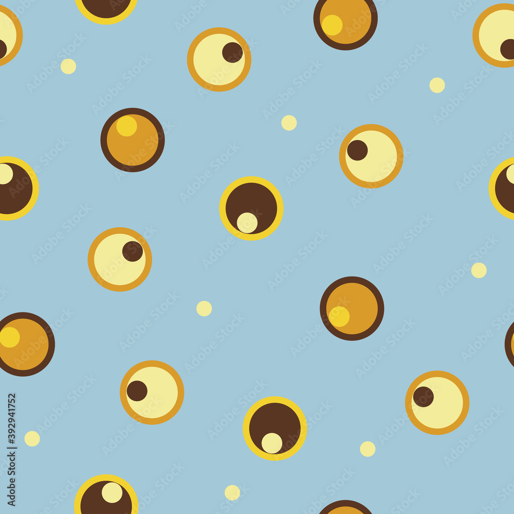 60s 70s mod seamless pattern, mid century stile background , retro vintage light blue background. Circles. Composition for web design, textile pattern. 60s 70s mod seamless pattern, mid century stile background , retro vintage light blue background. Circles. Composition for web design, textile pattern.