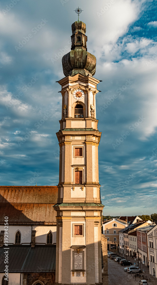 Beautiful church at Deggendorf, Bavaria, Germany