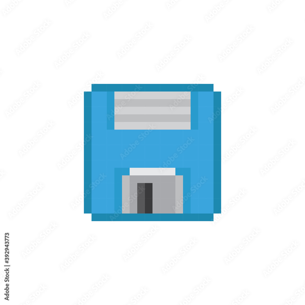 Diskette Pixel Art. Vector picture. Floppy disk pixel art. The memory storage unit is obsolete. Diskette Pixel Art. Vector picture. Floppy disk pixel art. The memory storage unit is obsolete.