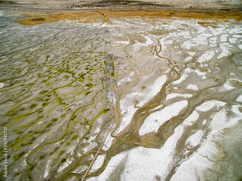 Evaporation Ponds in Owens Valley photo