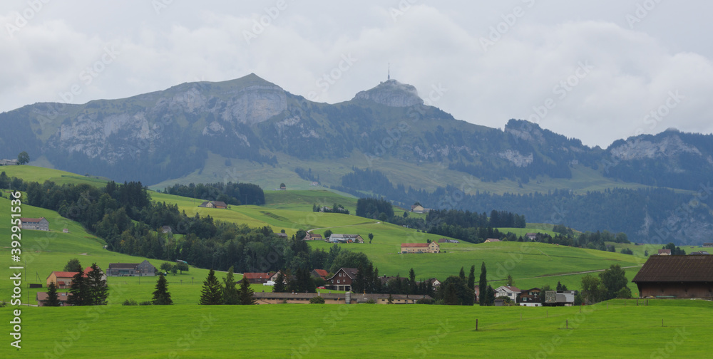 panoramic appenzell switzerland andscape