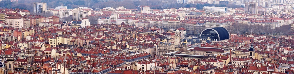 View over Lyon from Fourvière