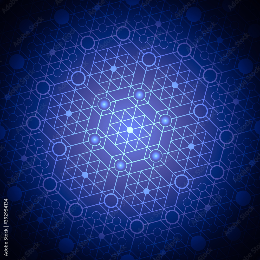 Obraz premium abstract blue background