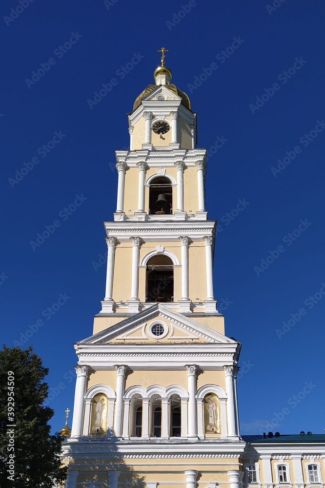 Orthodox churches. Bell towers at churches and temples