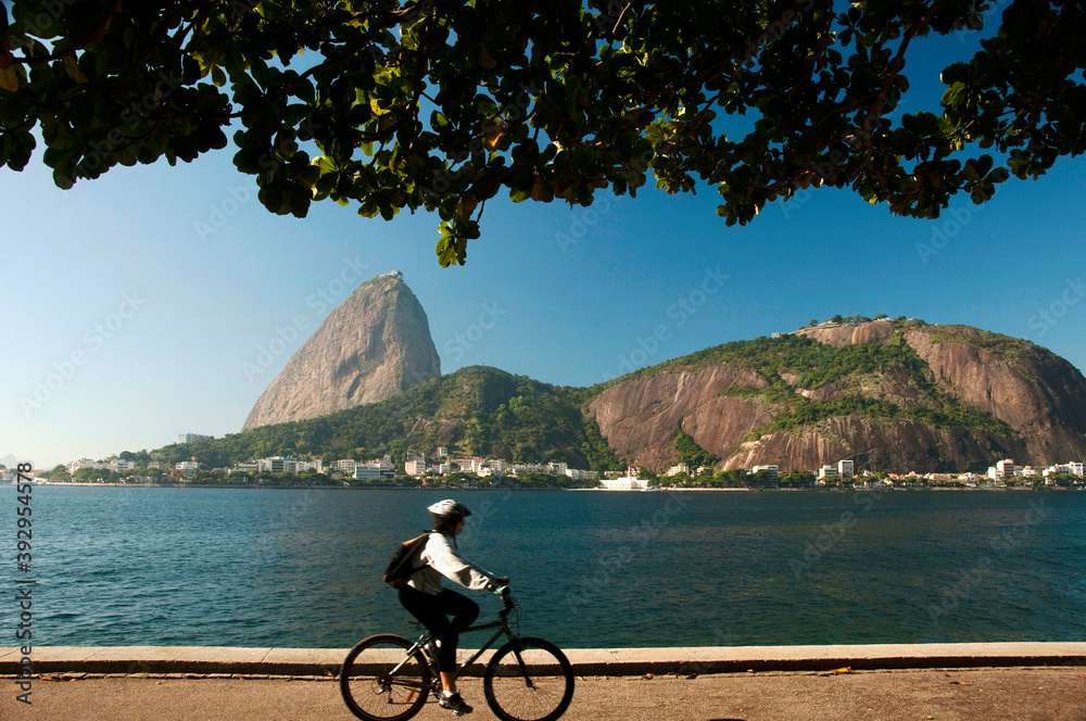 Fototapeta premium Baia da Guanabara com Pão de Açucar.