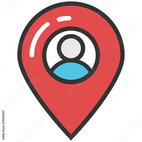 A location pointer with a person symbolising person’s location or address
Free Download
A location pointer with a person symbolising person’s location or address
- GFXLoad