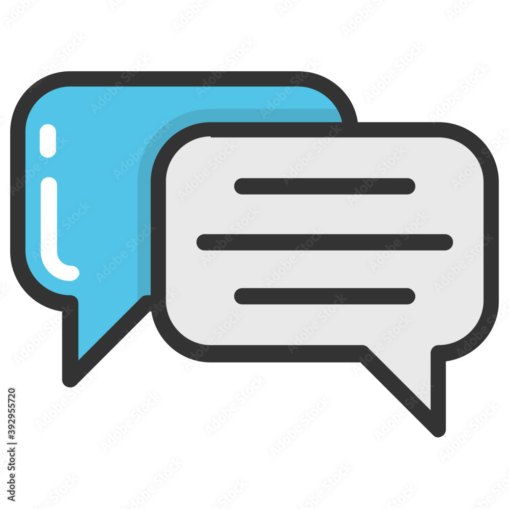 
Chat bubbles representing chatting and communication
