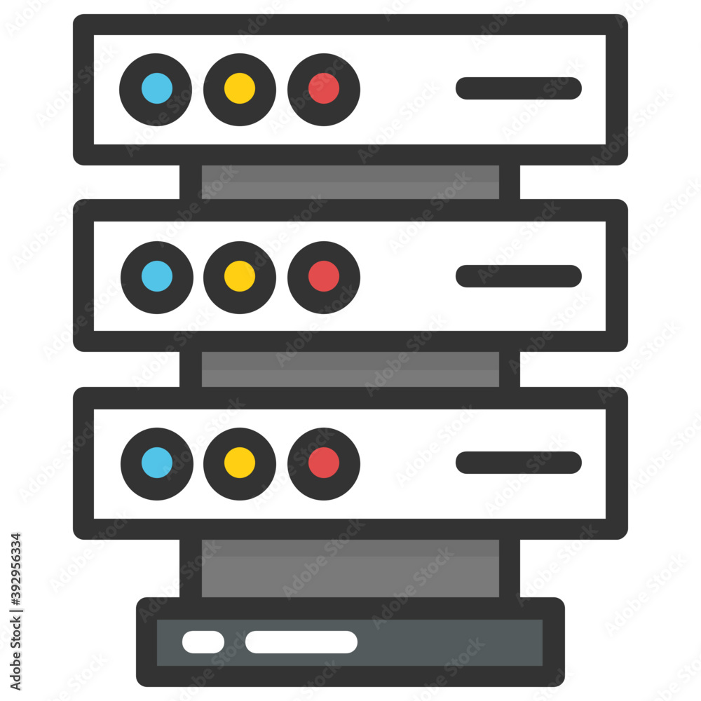 Server, data, web hosting flat vector icon
Server, data, web hosting flat vector icon