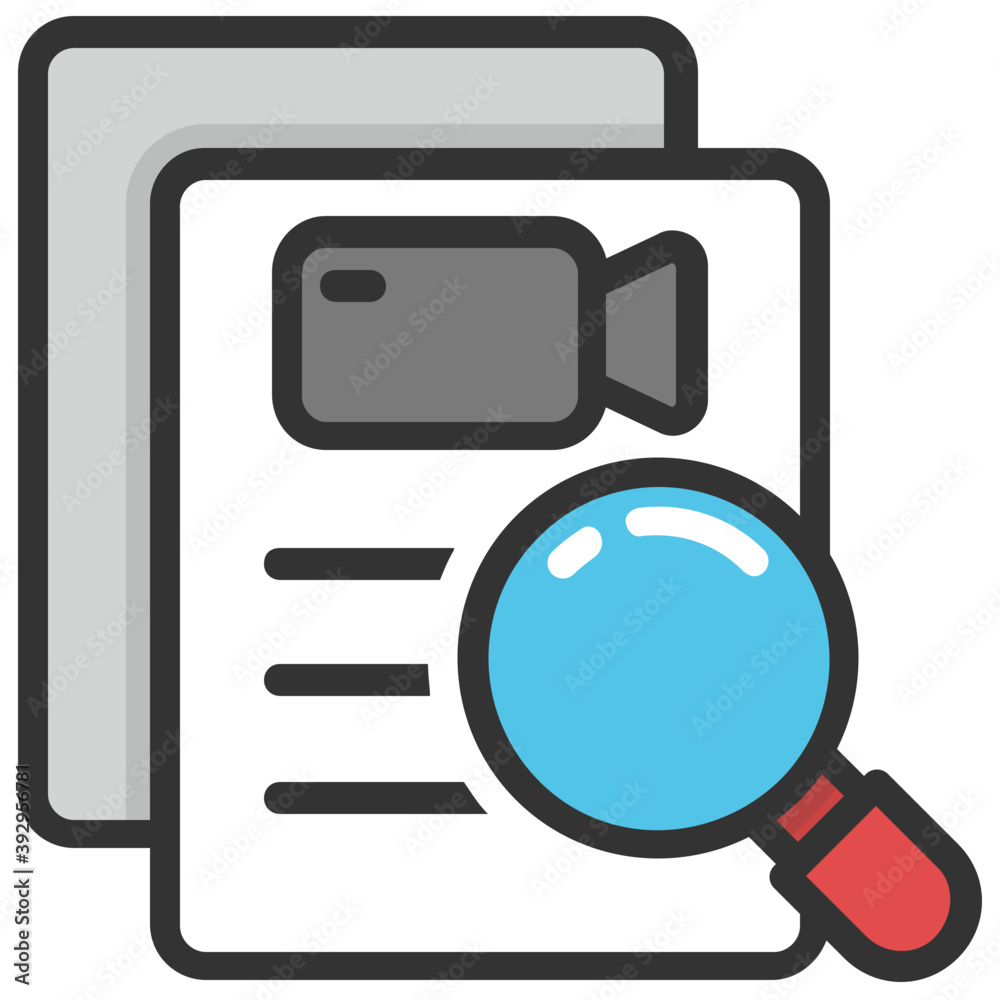 A landscape image under magnifier, concept of visual search engine
A landscape image under magnifier, concept of visual search engine