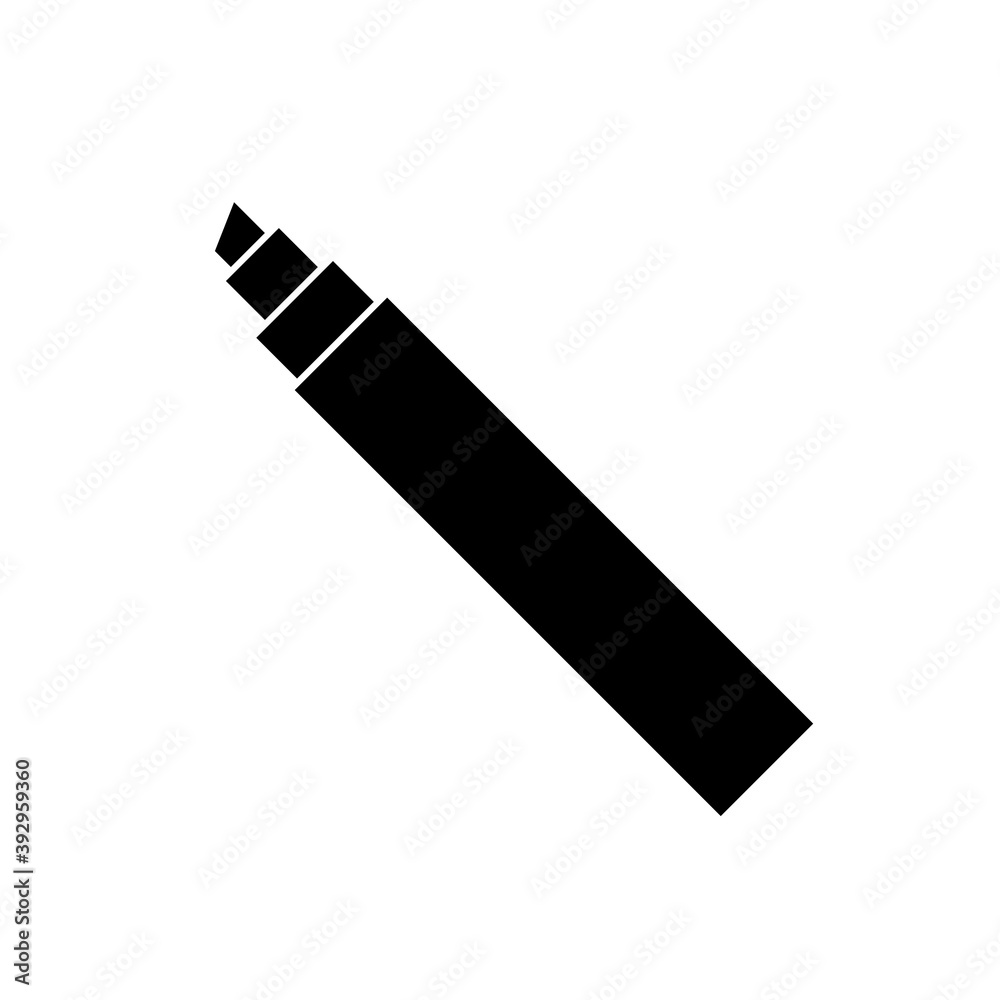 Marker icon, logo isolated on a white background Marker icon, logo isolated on a white background
