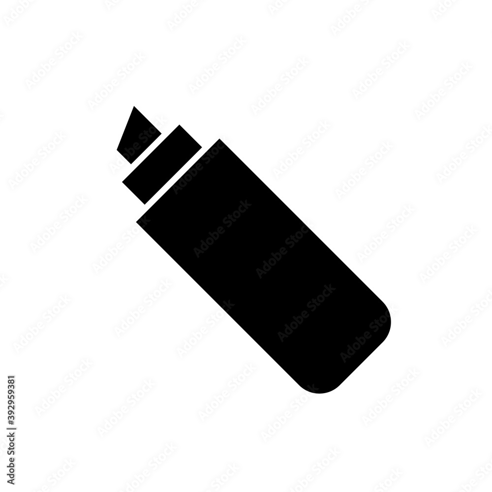 Marker icon, logo isolated on a white background Marker icon, logo isolated on a white background