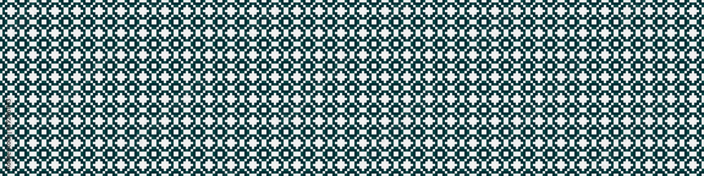Abstract Cross Pattern Dots Logo generative computational art illustration