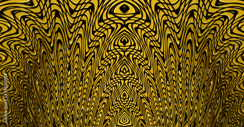 Golden and black pattern  background