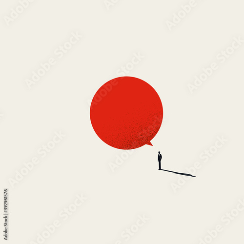 Business manager or leadership vector concept. Symbol of business planning, strategy, management.