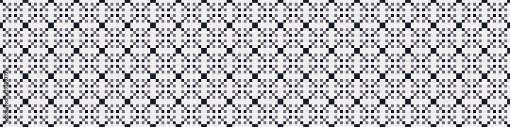 Abstract Cross Pattern Dots Logo generative computational art illustration