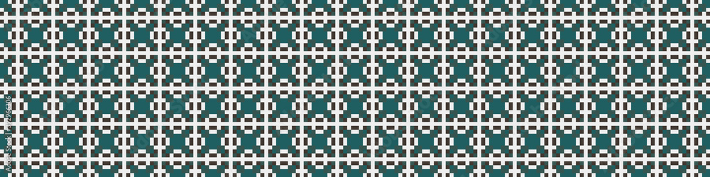 Abstract Cross Pattern Dots Logo generative computational art illustration