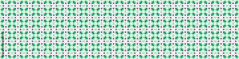 Fototapeta premium Abstract Cross Pattern Dots Logo generative computational art illustration