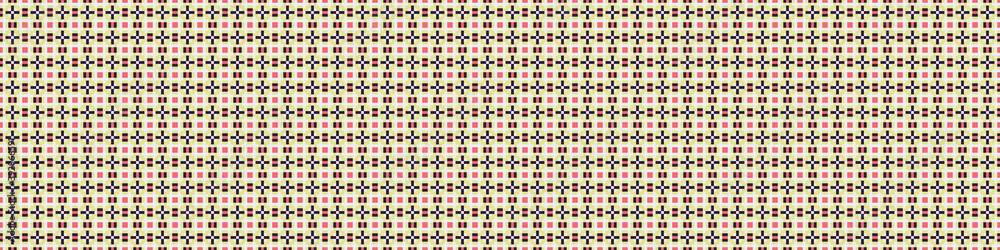 Abstract Cross Pattern Dots Logo generative computational art illustration