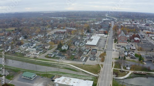 Autumn Drone Over Ottawa Illinois