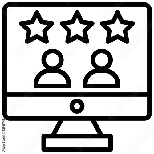 
A hierarchical structure of a company
