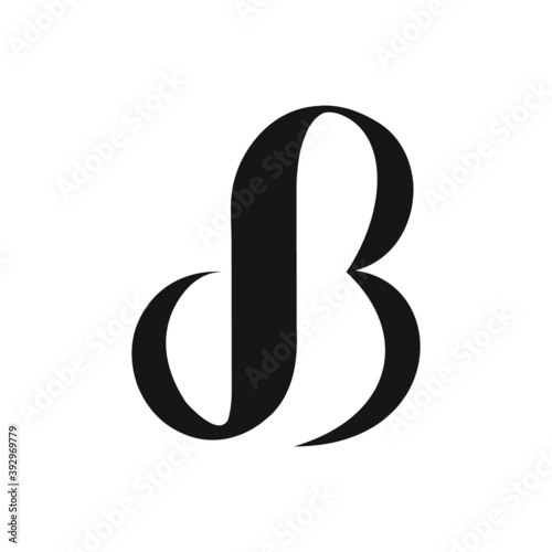 Initial letter bd logo or db logo vector design template photo