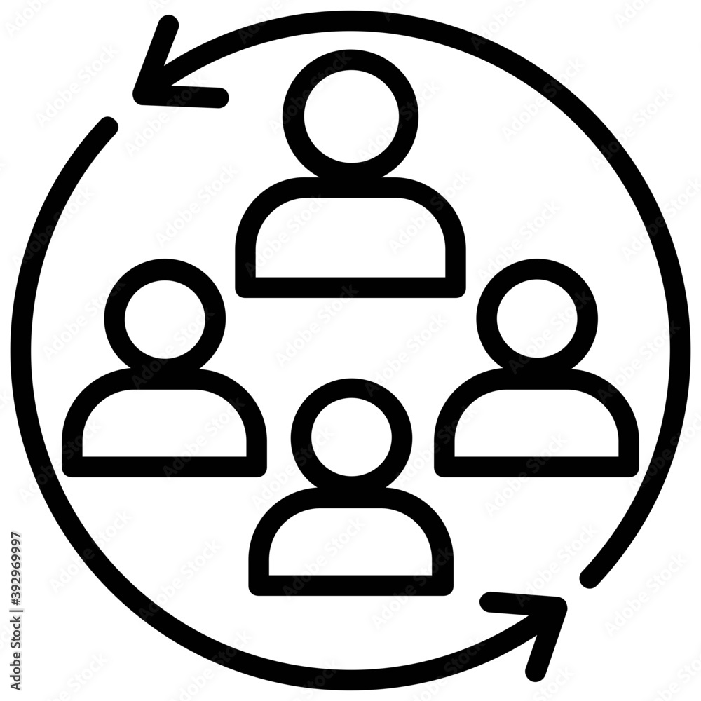 A hierarchical structure of a company
A hierarchical structure of a company