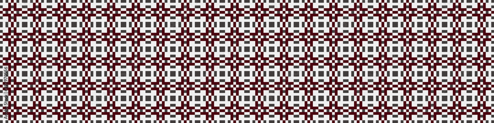 Fototapeta premium Abstract Cross Pattern Dots Logo generative computational art illustration