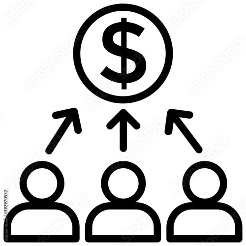 
A hierarchical structure of a company
