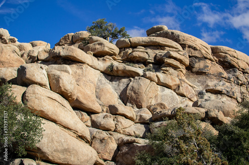 Rock formations in Joshua Tree