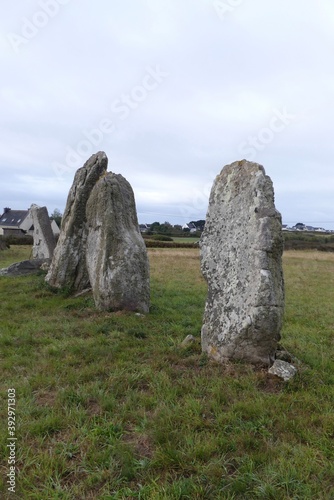 Standing stones in Brittany 