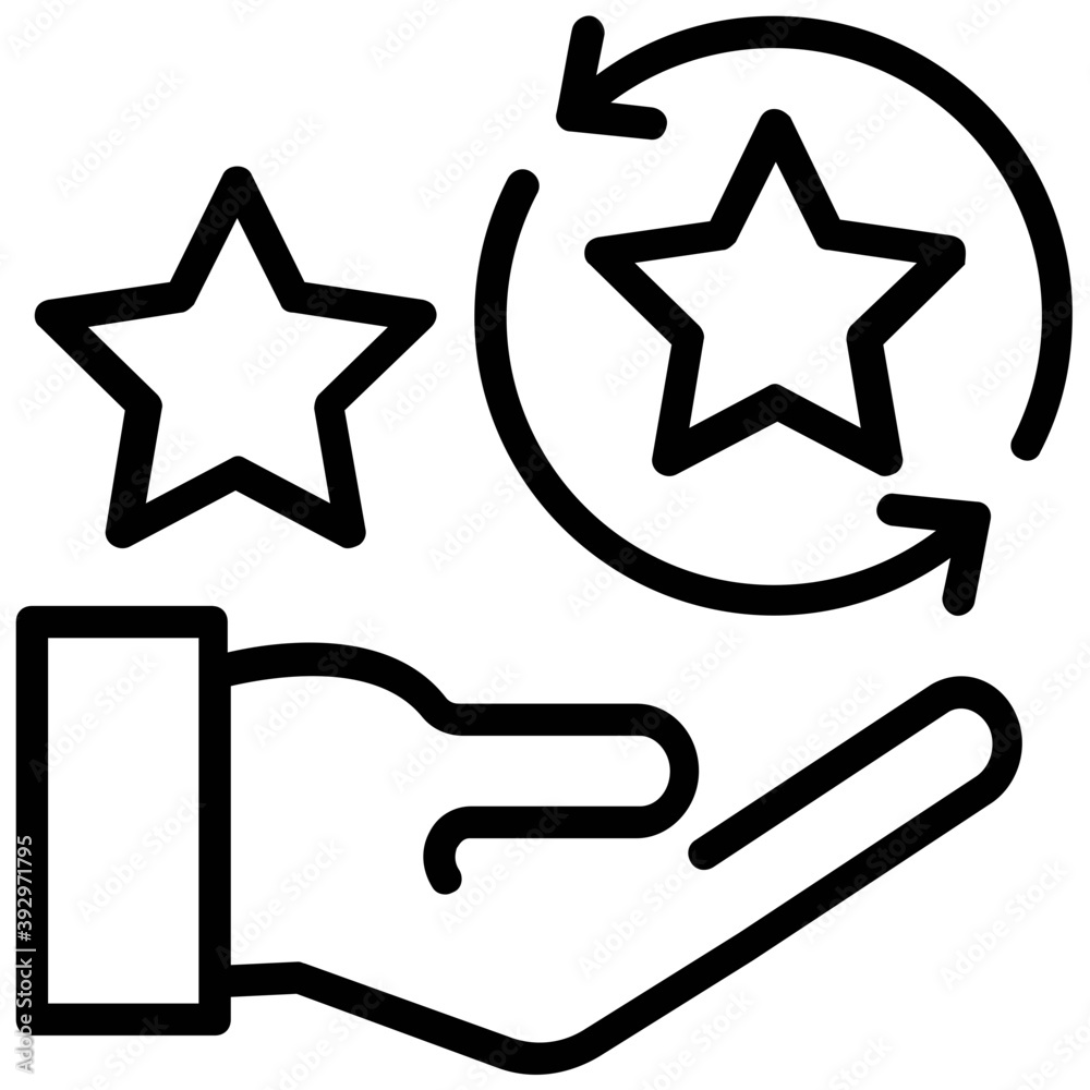 Line icon design of recommendations
Line icon design of recommendations