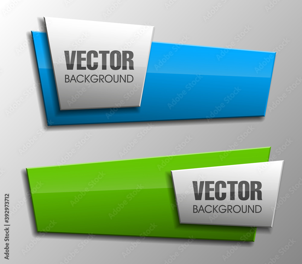 Design shape Origami vector banner Design shape Origami vector banner