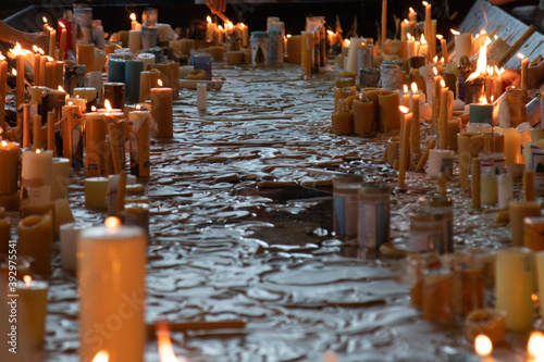 Capela das velas, momento de oração em santuário