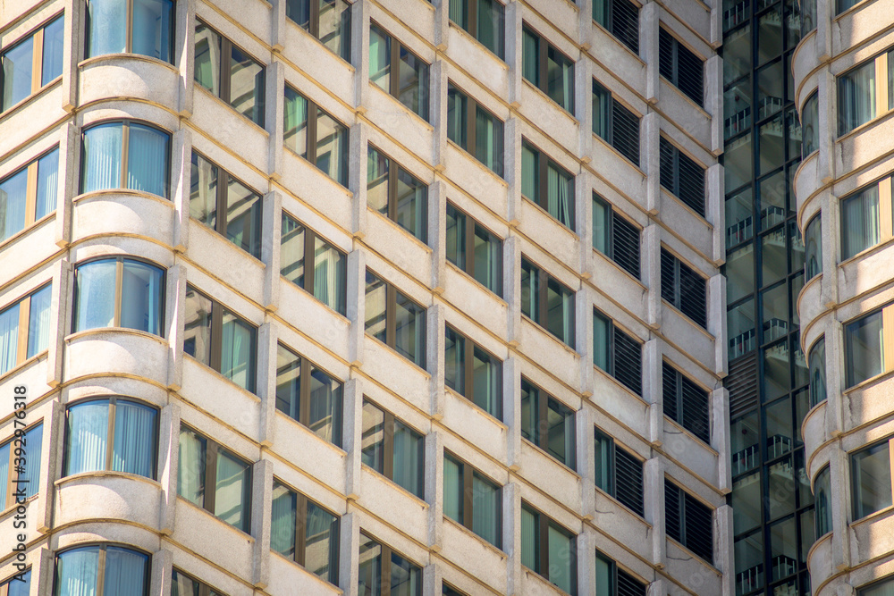 Windows of an office building