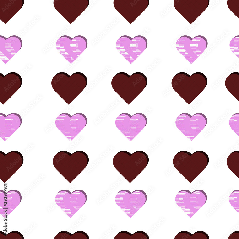 pattern hearts are very beautiful