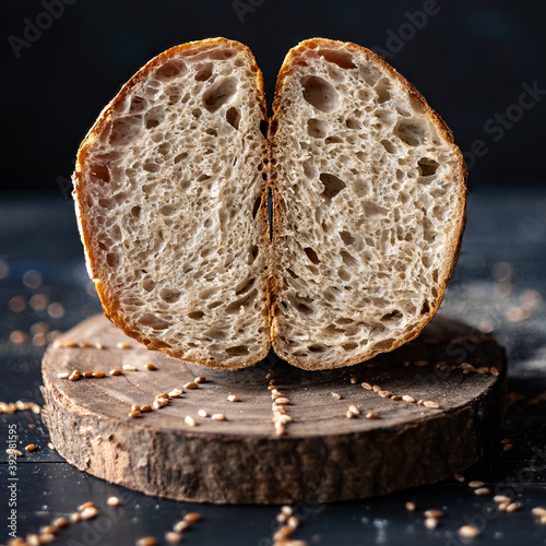 High hidration sourdough bread