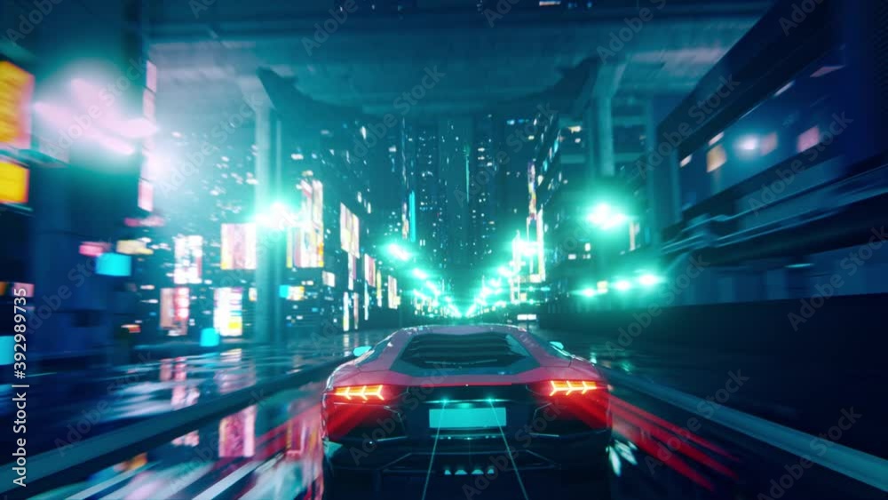 Night Drive Car Loop