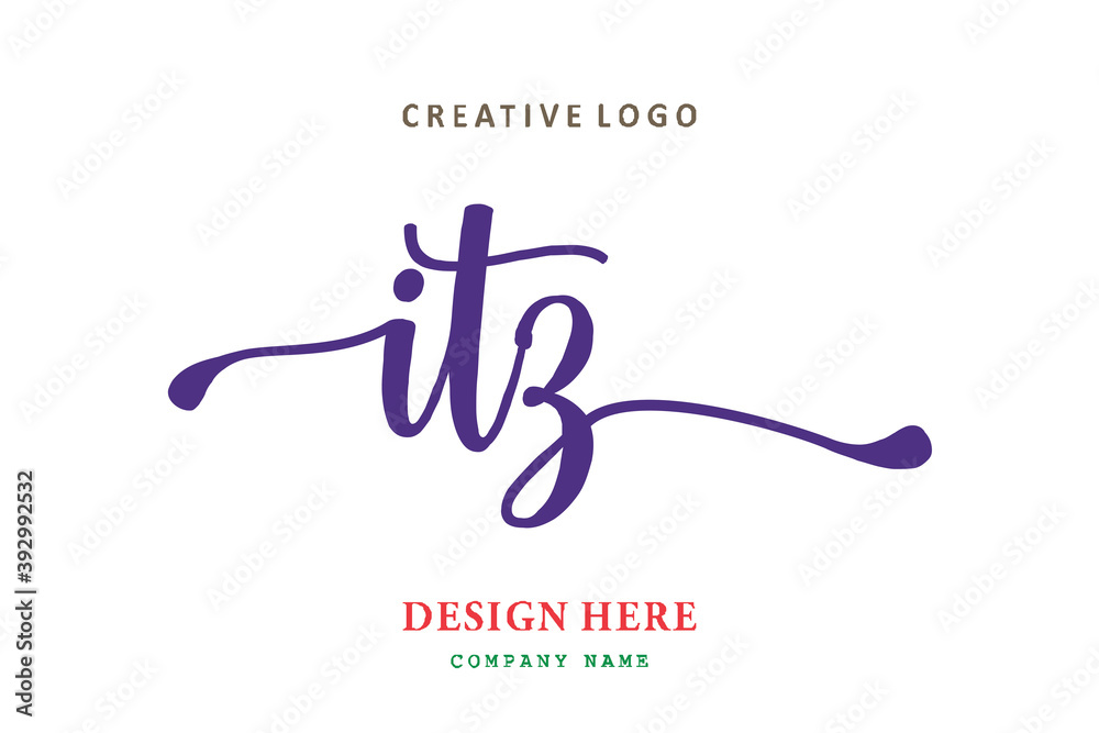 ITZ lettering logo is simple, easy to understand and authoritative ITZ lettering logo is simple, easy to understand and authoritative