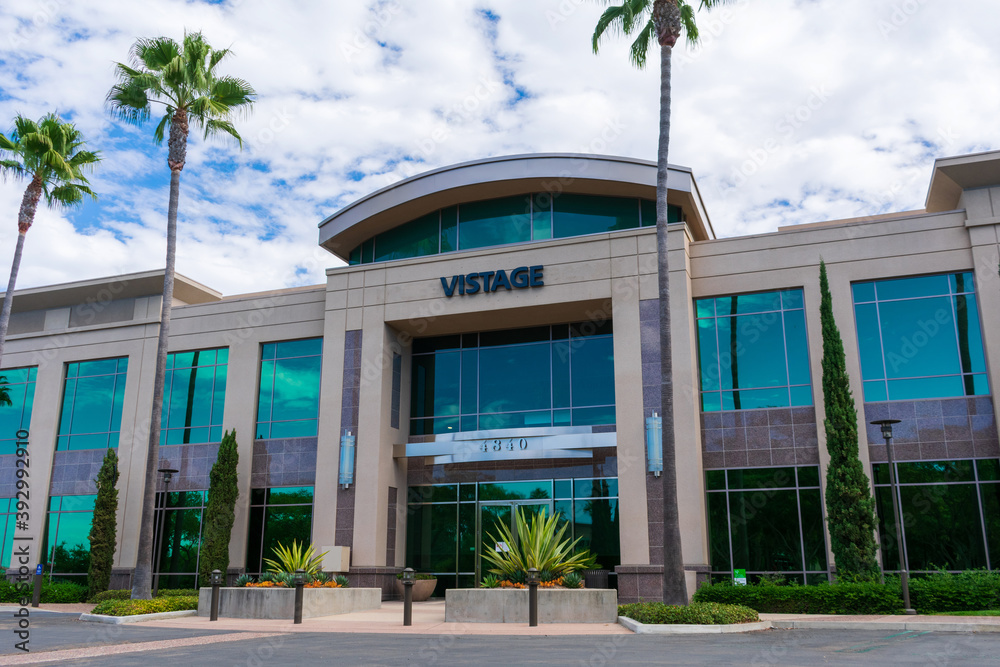 Vistage headquarters facade. Vistage Worldwide is is the world largest