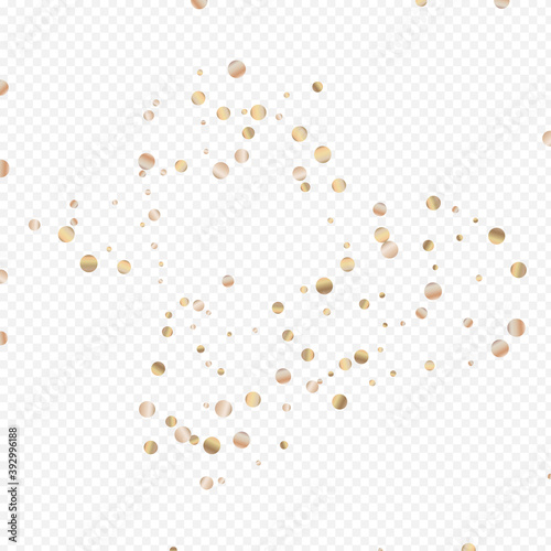 Yellow Polka Transparent Transparent Background. 
