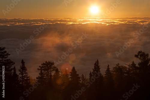 Sandia Crest Sunrise Above Albuquerque