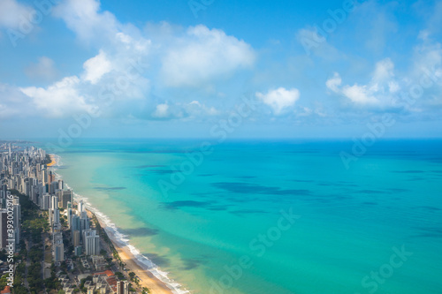 Aerial view of Recife city, capital of the Pernambuco State - Brazil © Nido Huebl