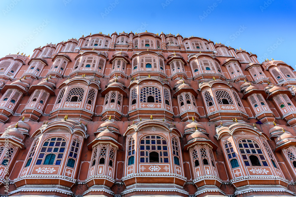 Hawa Mahal palace (Palace of the Winds) in Jaipur, Rajasthan, India.
