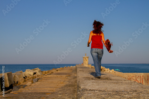 Karaburun, which is connected to the Arnavutköy district of Istanbul province, is a coastal town located 25-30 km from the Istanbul Bosphorus entrance. photo