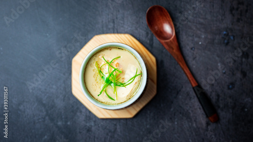 Chawanmushi Japanese egg custard dish photo